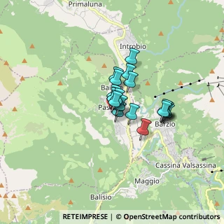 Mappa Via Alessandro Manzoni, 23818 Pasturo LC, Italia (0.943)