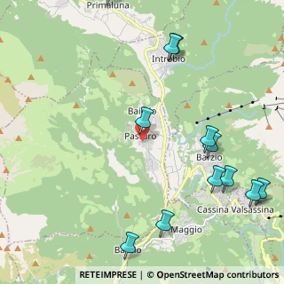 Mappa Via Alessandro Manzoni, 23818 Pasturo LC, Italia (2.755)