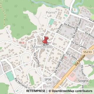 Mappa Piazza Borasio, 5, 21030 Marchirolo, Varese (Lombardia)