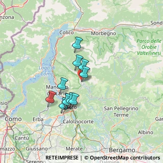 Mappa Via Fiumicello, 23818 Pasturo LC, Italia (10.56636)