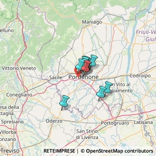 Mappa Via Frassino, 33080 Porcia PN, Italia (6.30455)