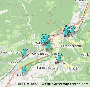 Mappa Via del Lanico, 25053 Malegno BS, Italia (1.51909)