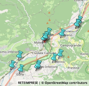 Mappa Via del Lanico, 25053 Malegno BS, Italia (2.01267)