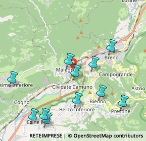 Mappa Via del Lanico, 25053 Malegno BS, Italia (2.44167)