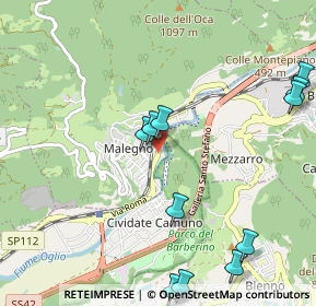 Mappa Via del Lanico, 25053 Malegno BS, Italia (1.26364)