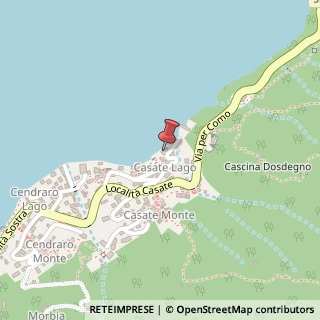 Mappa Località Casate, 77, 22025 Lezzeno, Como (Lombardia)