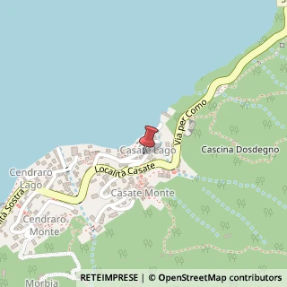 Mappa Località Casate, 73, 22025 Lezzeno, Como (Lombardia)