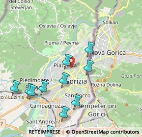 Mappa Riva Piazzutta, 34170 Gorizia GO, Italia (2.21)