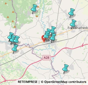 Mappa Via Borgo Lacchin, 33077 Sacile PN, Italia (4.30462)
