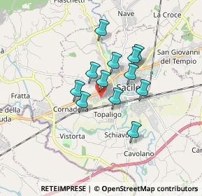Mappa Via Borgo Lacchin, 33077 Sacile PN, Italia (1.21667)