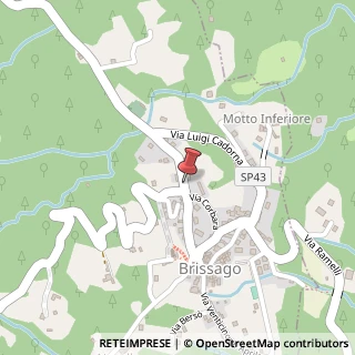 Mappa Via Bernardino Luini, 6, 21030 Brissago-Valtravaglia, Varese (Lombardia)