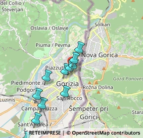 Mappa Piazzale Medaglie d'Oro, 34170 Gorizia GO, Italia (1.81545)