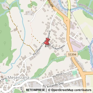 Mappa Via Umberto da Masanzana, 41 bis, 21030 Mesenzana, Varese (Lombardia)
