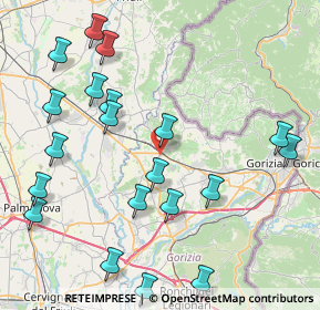 Mappa Via Isonzo, 34071 Cormons GO, Italia (9.7165)