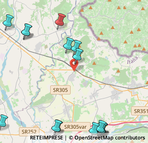 Mappa Via Isonzo, 34071 Cormons GO, Italia (6.16353)