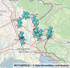 Mappa Via Isonzo, 34071 Cormons GO, Italia (11.14059)