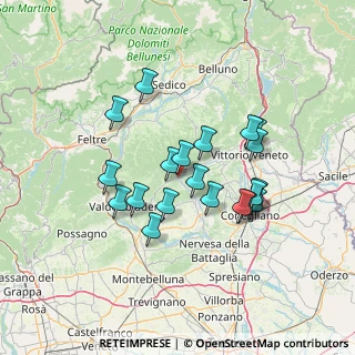 Mappa Via Paoletti, 31051 Follina TV, Italia (11.916)
