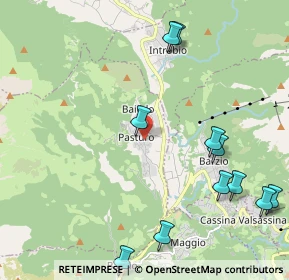 Mappa 23818 Pasturo LC, Italia (2.70583)