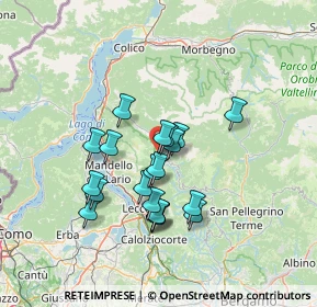 Mappa 23818 Pasturo LC, Italia (11.241)