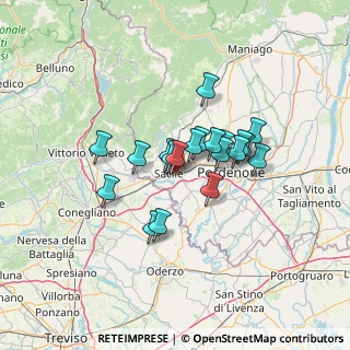 Mappa Via Flangini, 33077 Sacile PN, Italia (9.6125)