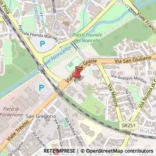 Mappa Viale delle Grazie, 5, 33170 Pordenone, Pordenone (Friuli-Venezia Giulia)