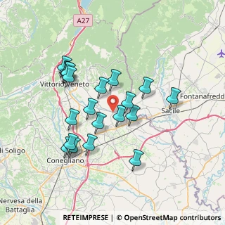 Mappa Via Trento, 31016 Cordignano TV, Italia (6.592)