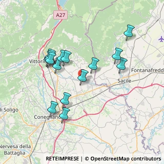 Mappa Via Trento, 31016 Cordignano TV, Italia (7.03667)