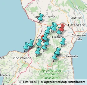 Mappa Via A. Martelli, 89814 Filadelfia VV, Italia (10.8895)