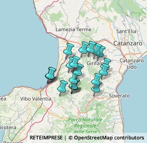 Mappa Contrada Tre Fontane, 89814 Filadelfia VV, Italia (10.122)