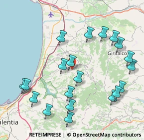 Mappa Contrada Tre Fontane, 89814 Filadelfia VV, Italia (10.181)