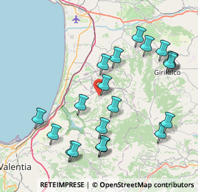 Mappa 89814 Filadelfia VV, Italia (9.6895)