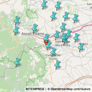 Mappa Via S. Cipriano, 63084 Folignano AP, Italia (9.5205)