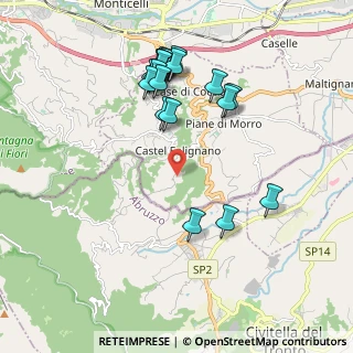 Mappa Via S. Cipriano, 63084 Folignano AP, Italia (2.1055)