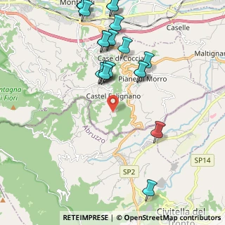 Mappa Via S. Cipriano, 63084 Folignano AP, Italia (2.4405)