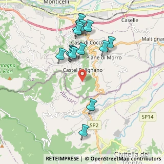 Mappa Via S. Cipriano, 63084 Folignano AP, Italia (2.066)