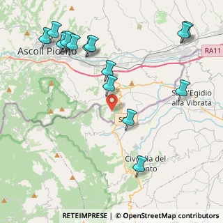 Mappa Via S. Cipriano, 63084 Folignano AP, Italia (5.38)