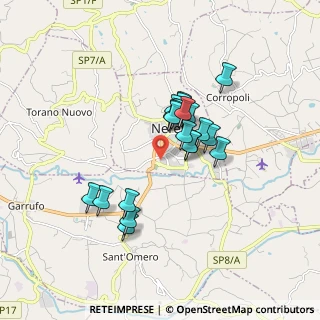 Mappa Via Enrico Toti, 64015 Nereto TE, Italia (1.4025)