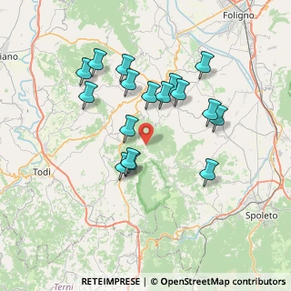 Mappa SP455, 06030 Spoleto PG, Italia (6.98176)