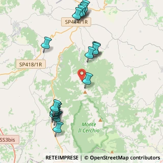 Mappa SP455, 06030 Spoleto PG, Italia (5.0635)