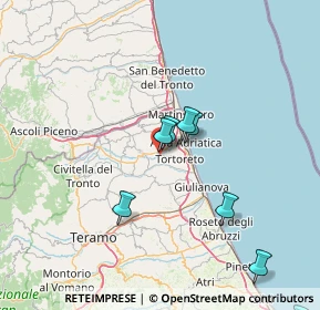 Mappa Via Ponte Poggio Morello, 64011 Alba Adriatica TE, Italia (25.62)