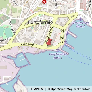 Mappa Viale Teseo Tesei, 5, 57037 Portoferraio, Livorno (Toscana)
