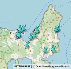 Mappa Località Rio nell'Elba, 57037 Portoferraio LI, Italia (3.39429)