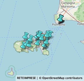 Mappa Località Rio nell'Elba, 57037 Portoferraio LI, Italia (10.5045)