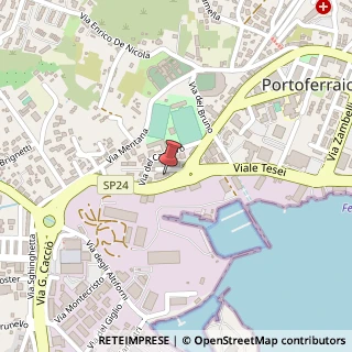 Mappa Via Rodolfo Manganaro, 152, 57037 Portoferraio, Livorno (Toscana)