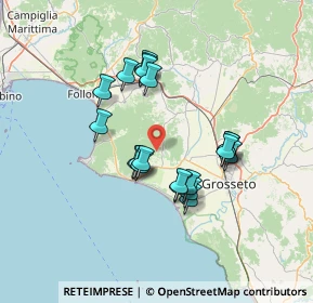 Mappa Località Belvedere, 58043 Castiglione della Pescaia GR, Italia (12.2415)