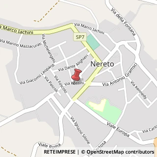 Mappa Via Gioacchino Rossini, 7, 64015 Nereto, Teramo (Abruzzo)