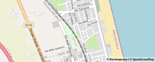 Mappa Alba Adriatica