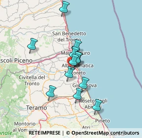 Mappa Via del Vecchio Forte, 64011 Alba Adriatica TE, Italia (11.0375)