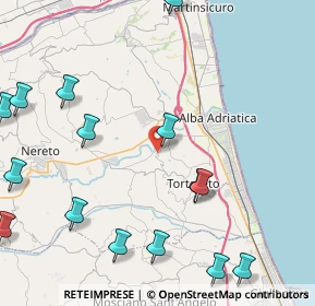 Mappa Via del Vecchio Forte, 64011 Alba Adriatica TE, Italia (5.99533)