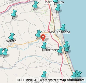 Mappa Via del Vecchio Forte, 64011 Alba Adriatica TE, Italia (6.631)